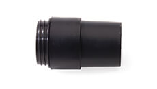 Numatic ND-5 Hose Adaptor C/W Cuff (58MM O/D  X 52MM I/D) Black