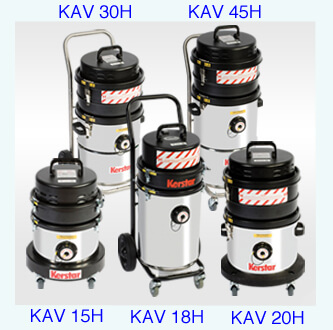 Kerstar KAV Type H ATEX Cat 2 Compressed Air Dry Vac 20L