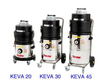 Kerstar KEVA ATEX Cat 3 Electric Dry Vacuum 110V 40L