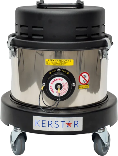 Kerstar KAV15-45 Compressed Air Powered Dry & Wet/Dry Vacuum Cleaners (ATEX Certified)
